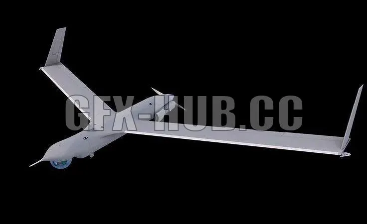 PBR Game 3D Models – more share at gfx-hub.co Scan Eagle UAV Drone