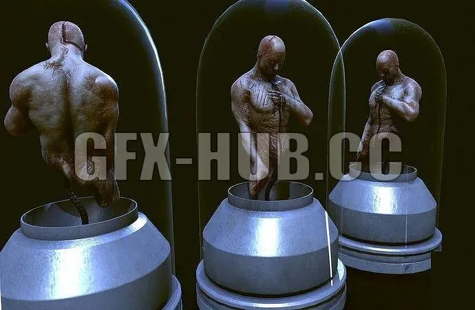 PBR Game 3D Models – more share at gfx-hub.co The experiment horror