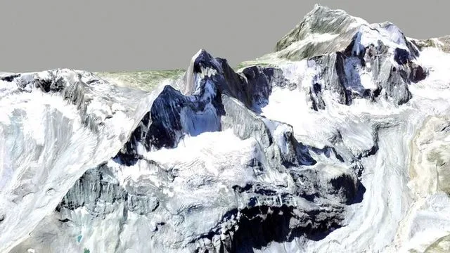 PBR Game 3D Models – Mountain landscape The Matterhorn Alps