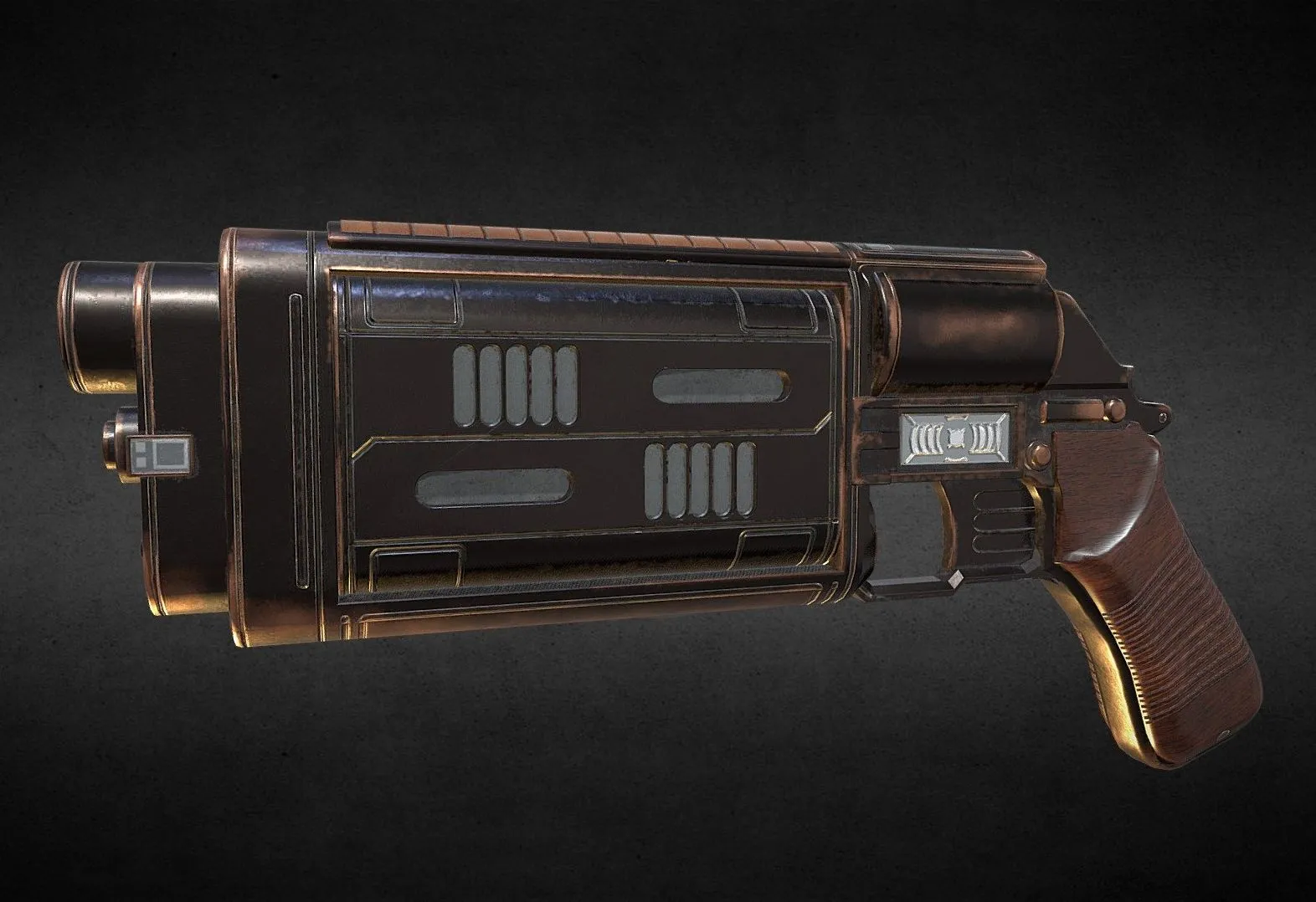 PBR Game 3D Models – Mw 20 Bryar Pistol Model