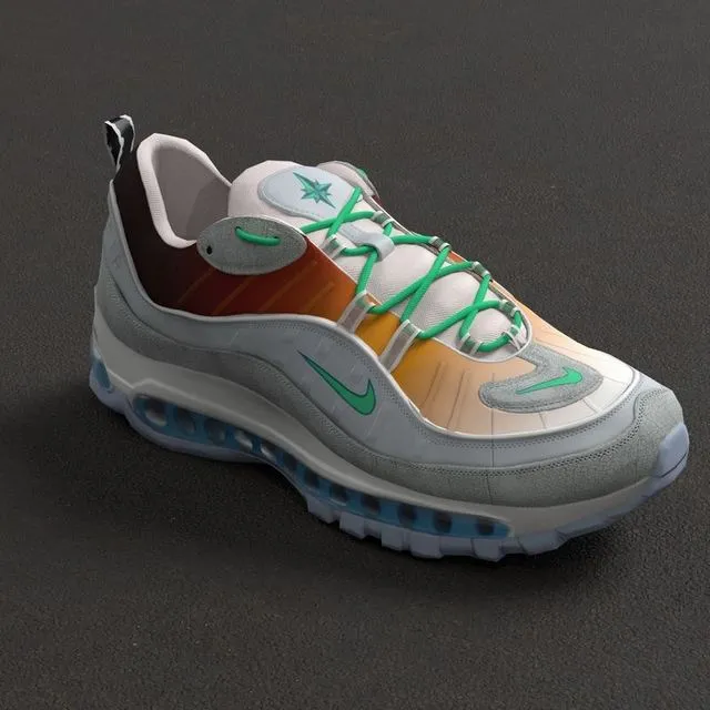 PBR Game 3D Models – Nike air max 98 sport shoes