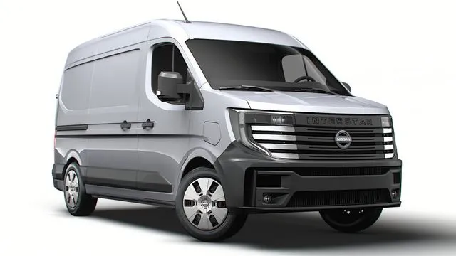 PBR Game 3D Models – Nissan Interstar-e High Roof Van L2H2 2024