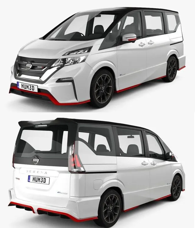 PBR Game 3D Models – Nissan Serena Nismo 2016