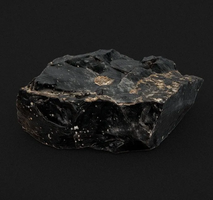 PBR Game 3D Models – Obsidian With Conchoidal Fracture