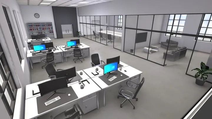 PBR Game 3D Models – Office