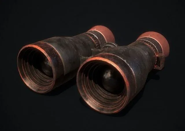PBR Game 3D Models – Old Binoculars