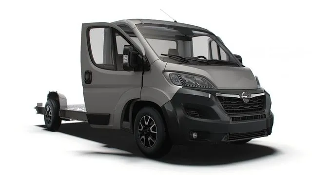 PBR Game 3D Models – Opel Movano 3540 L4 PlatformCab HQInterior 2023
