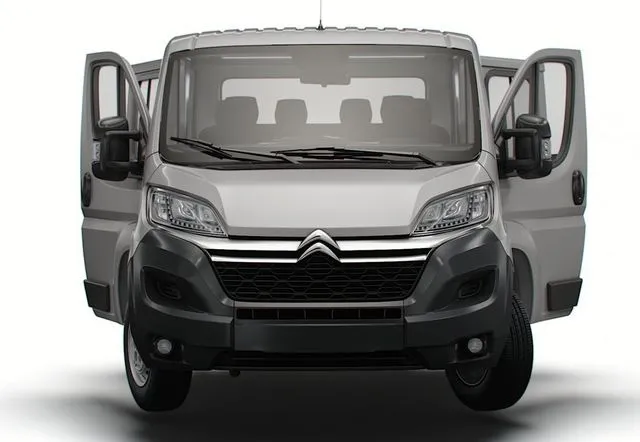 PBR Game 3D Models – Opel Movano Chassis HQInterior CrCab 3800WB 2023