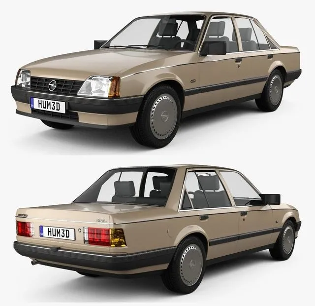 PBR Game 3D Models – Opel Rekord 1982
