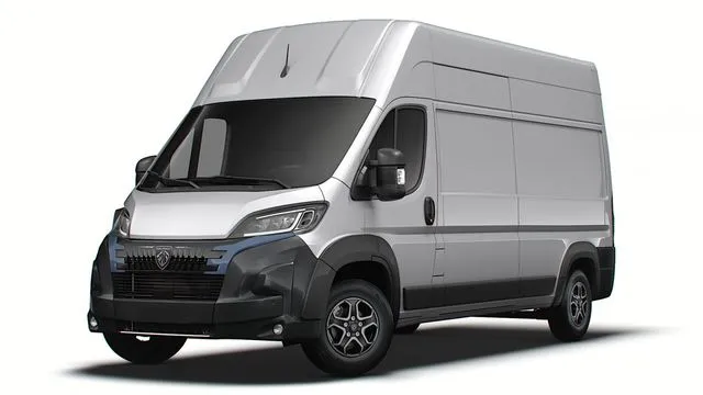 PBR Game 3D Models – Peugeot e Boxer Van L3H3 2024