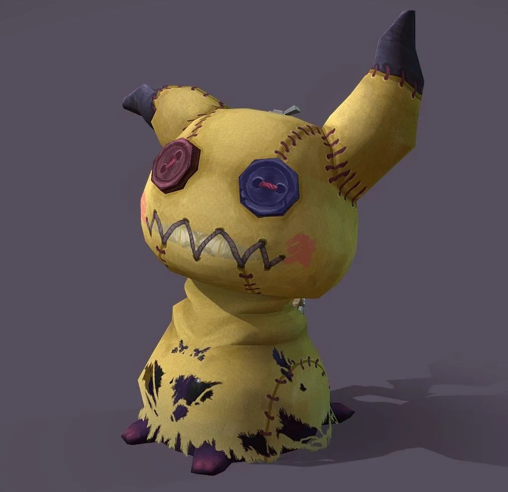 PBR Game 3D Models – Pikachu