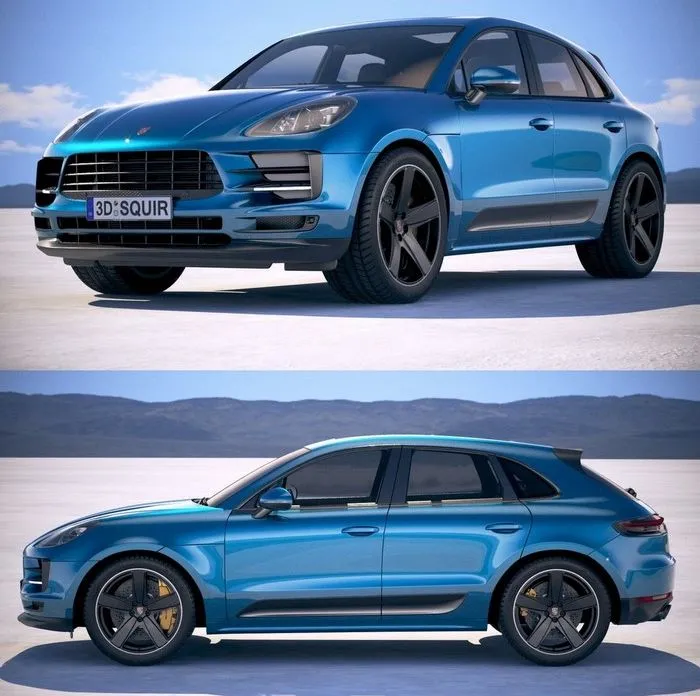 PBR Game 3D Models – Porsche Macan 2019