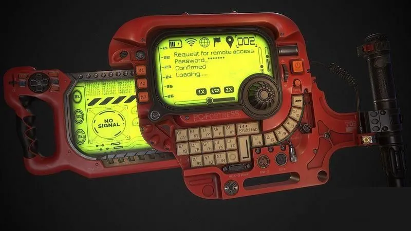 PBR Game 3D Models – Portable Console