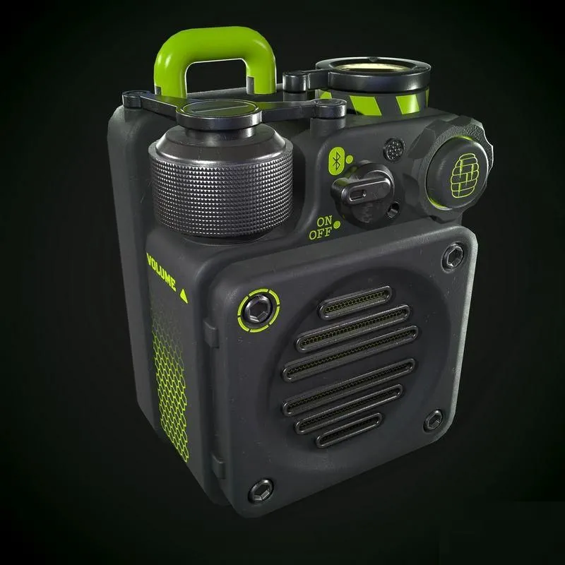 PBR Game 3D Models – Portable speaker