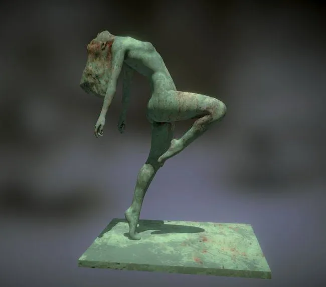 PBR Game 3D Models – Posed Dancer B
