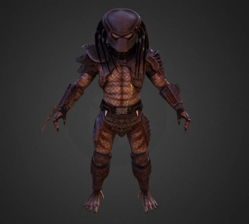 PBR Game 3D Models – Predator Low Poly