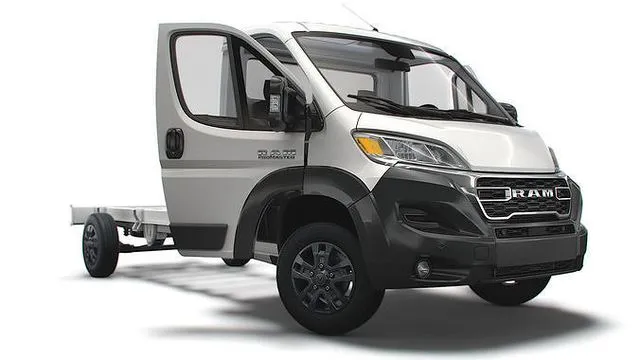 PBR Game 3D Models – RAM Promaster Chassis Truck SCab 4300WB HQInterior 2023