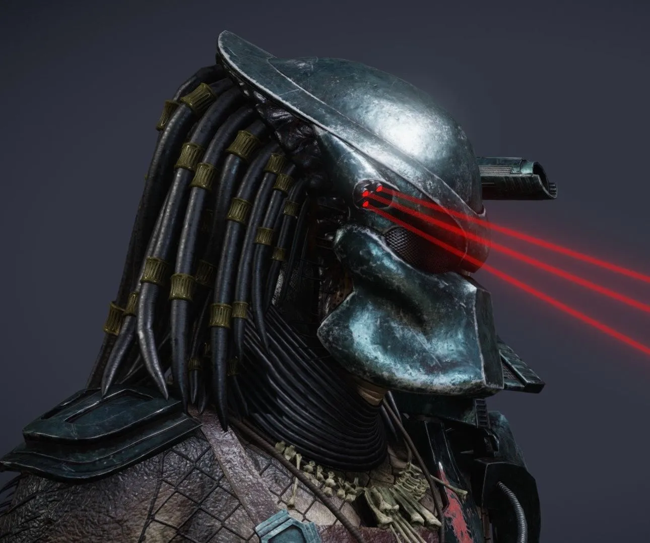 PBR Game 3D Models – Red Baron Predator Game Character