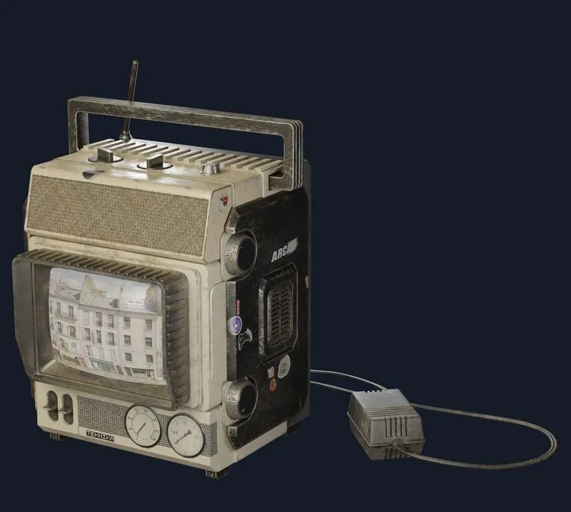 PBR Game 3D Models – Retro Tv