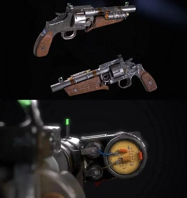 PBR Game 3D Models – Revolver