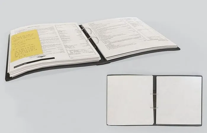 PBR Game 3D Models – Ring Binder