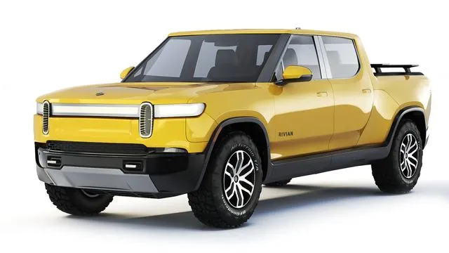 PBR Game 3D Models – Rivian R1T UKspec Launch Edition 2022