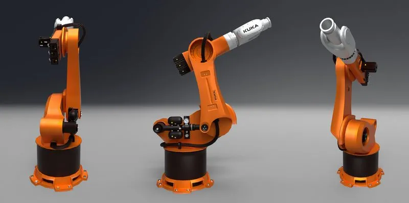 PBR Game 3D Models – Robot Kuka