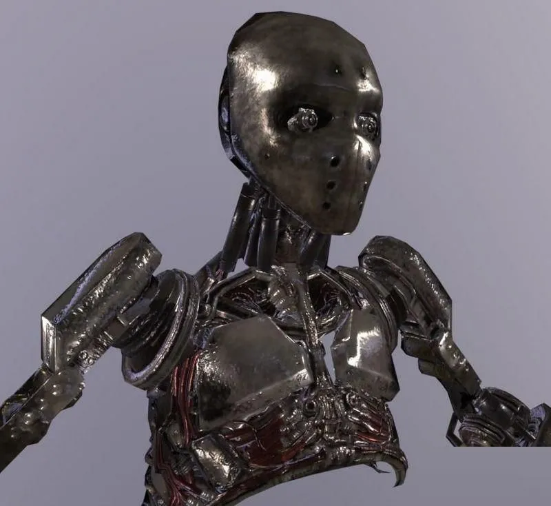 PBR Game 3D Models – RobotFactory Robot TopBody