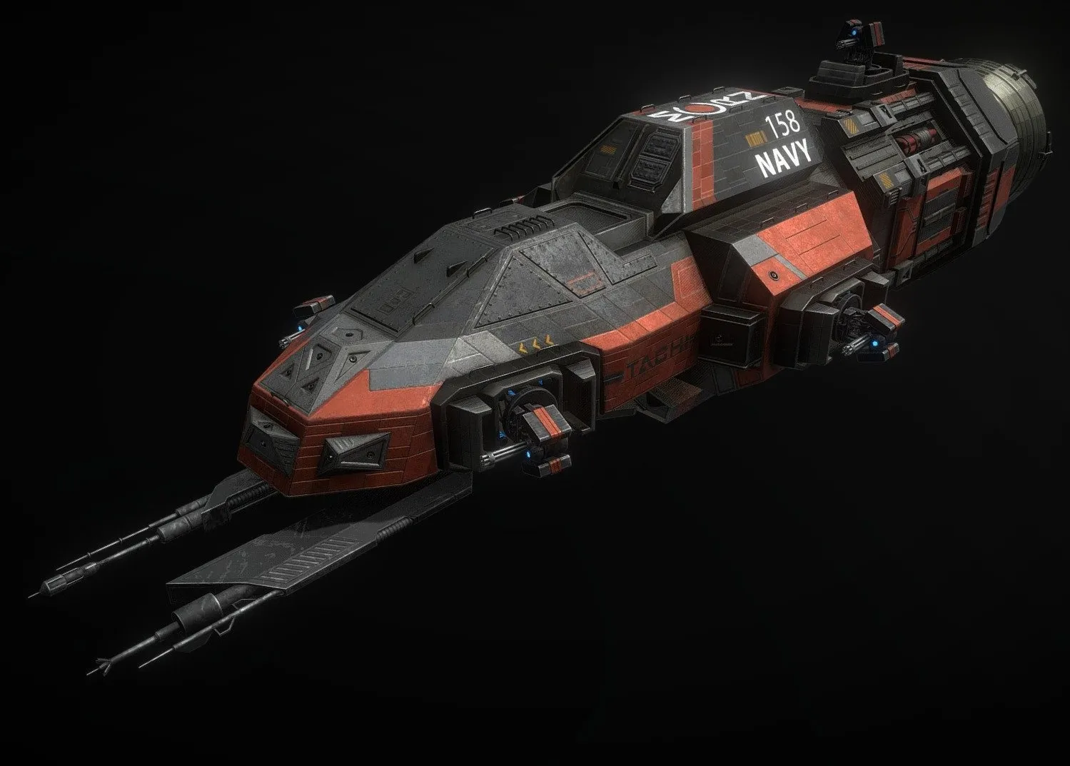 PBR Game 3D Models – Rocinante