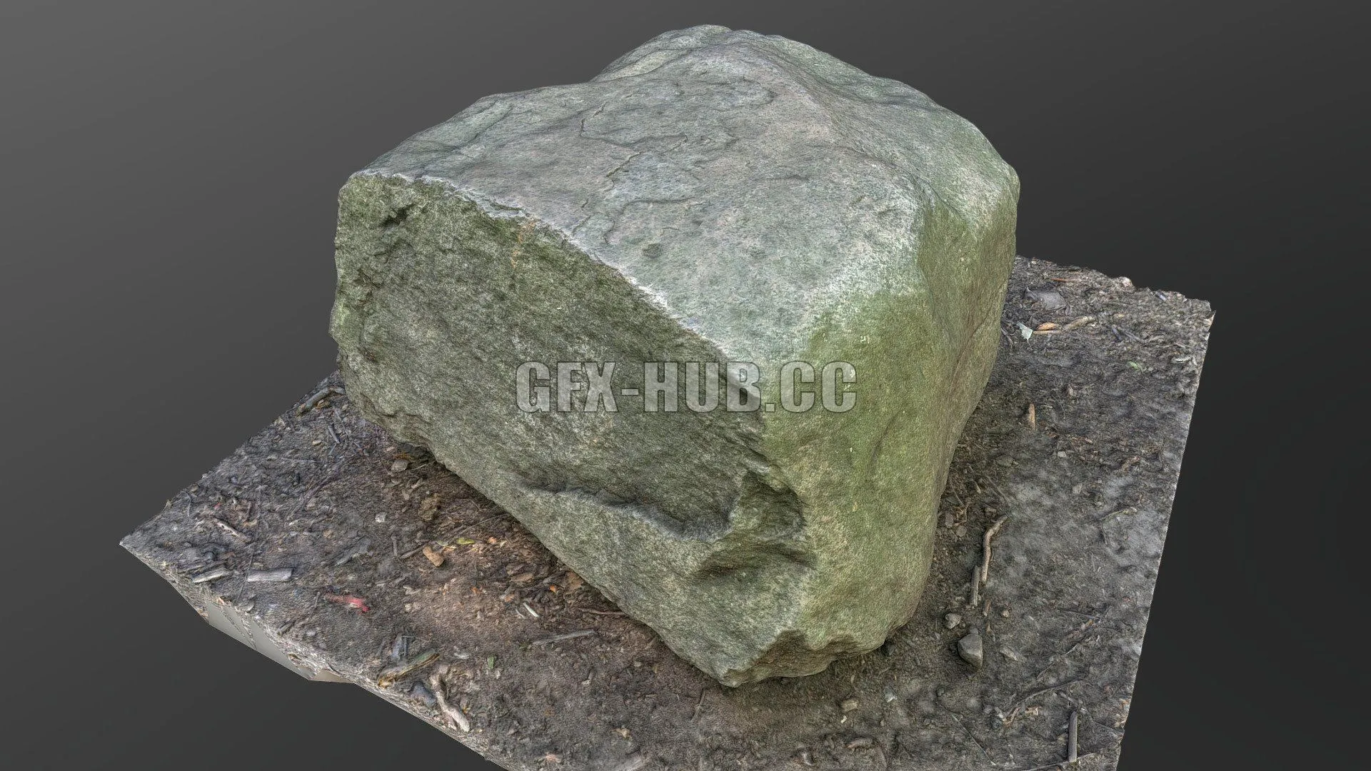PBR Game 3D Models – Rock boulder stone