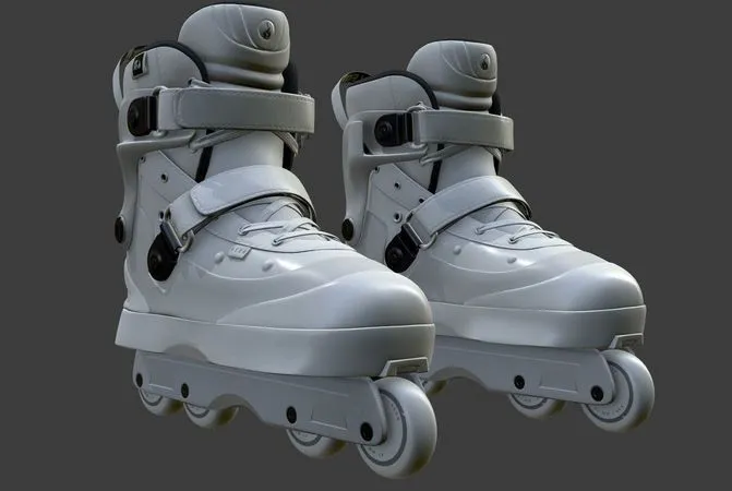 PBR Game 3D Models – Roller Skate