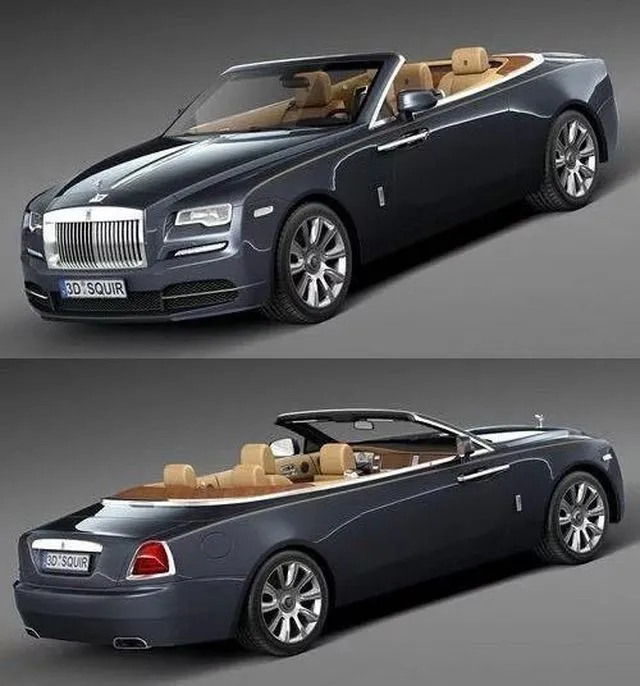 PBR Game 3D Models – Rolls-Royce Dawn 2017