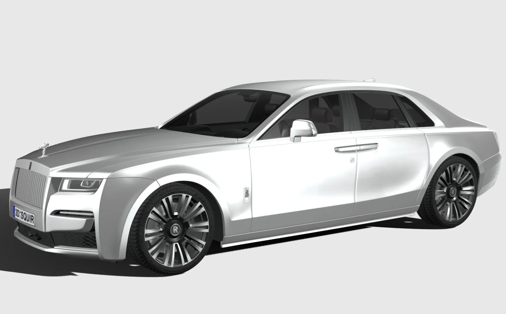 PBR Game 3D Models – Rolls Royce Ghost 2021