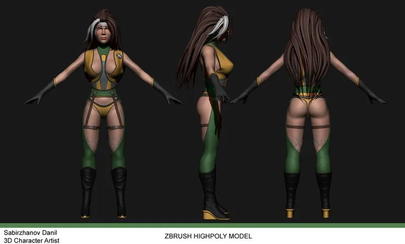 PBR Game 3D Models – Rouge ninja