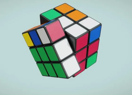 PBR Game 3D Models – Rubik’s Cube Speed Solving
