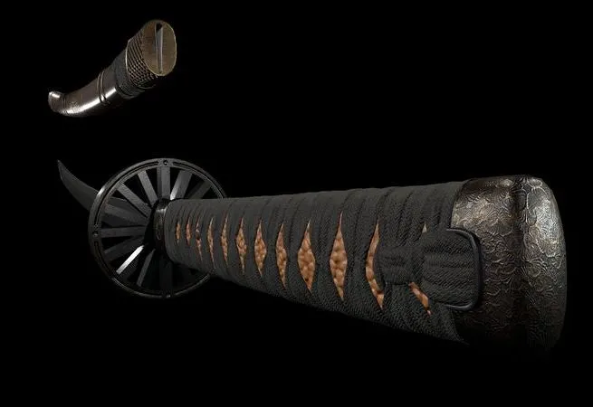PBR Game 3D Models – Samurai Katana V2