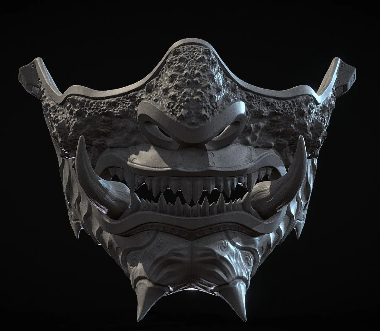 PBR Game 3D Models – Samurai Mask I