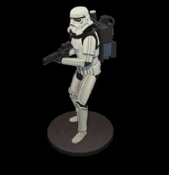 PBR Game 3D Models – Sandtrooper
