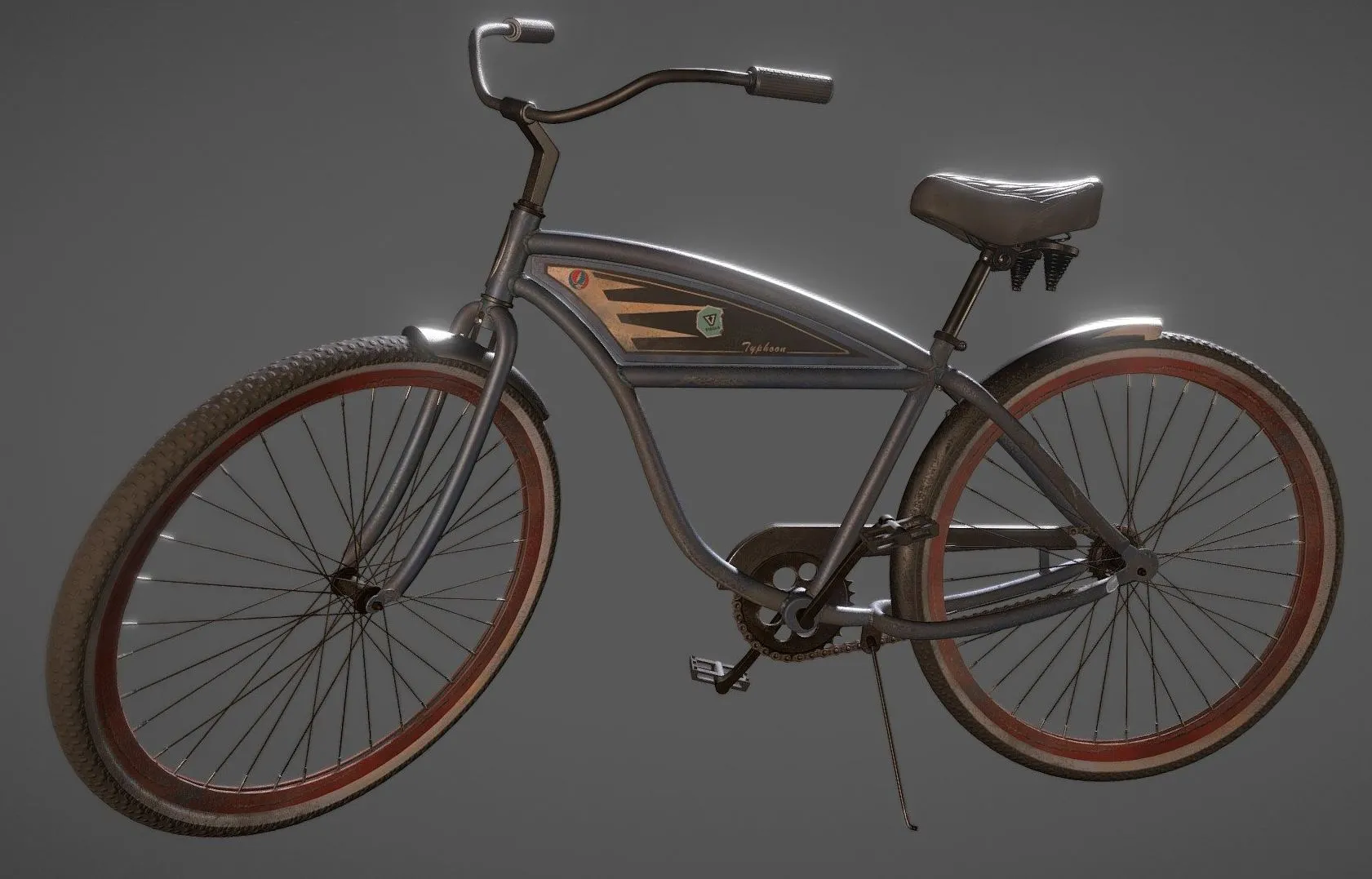 PBR Game 3D Models – Schwinns Cruiser