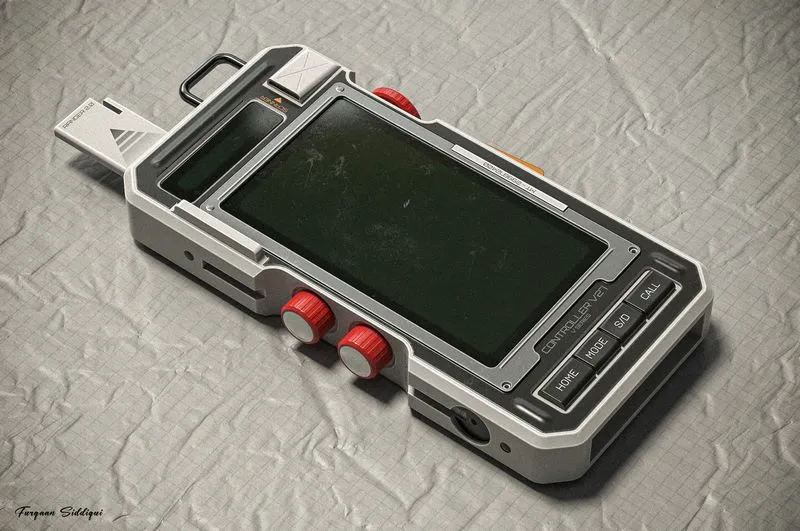PBR Game 3D Models – Sci-fi Controller V27