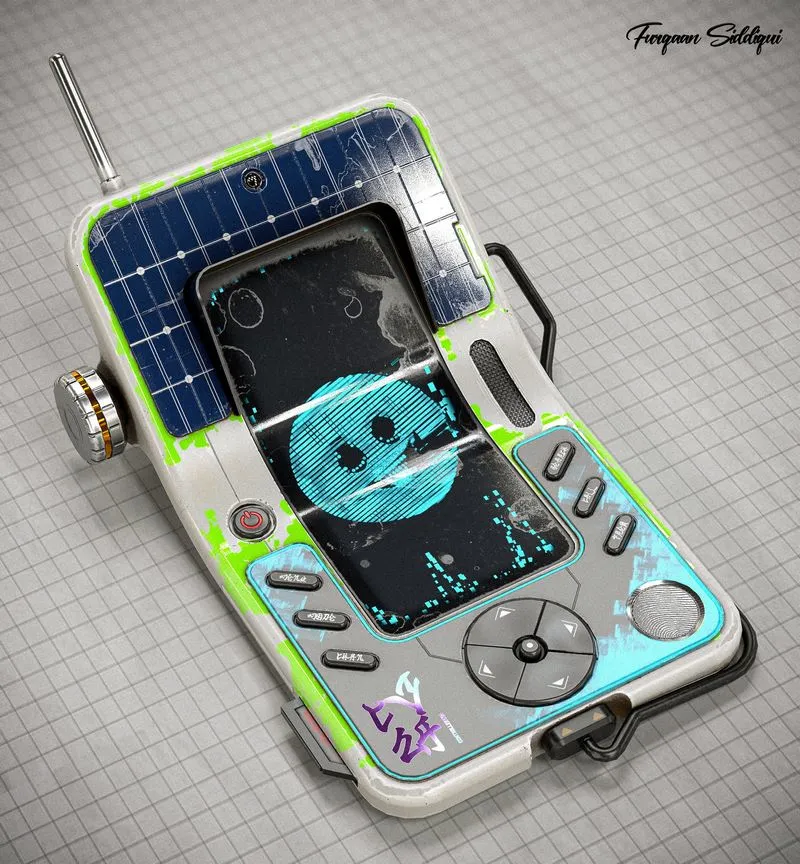 PBR Game 3D Models – Sci-fi Controller V29