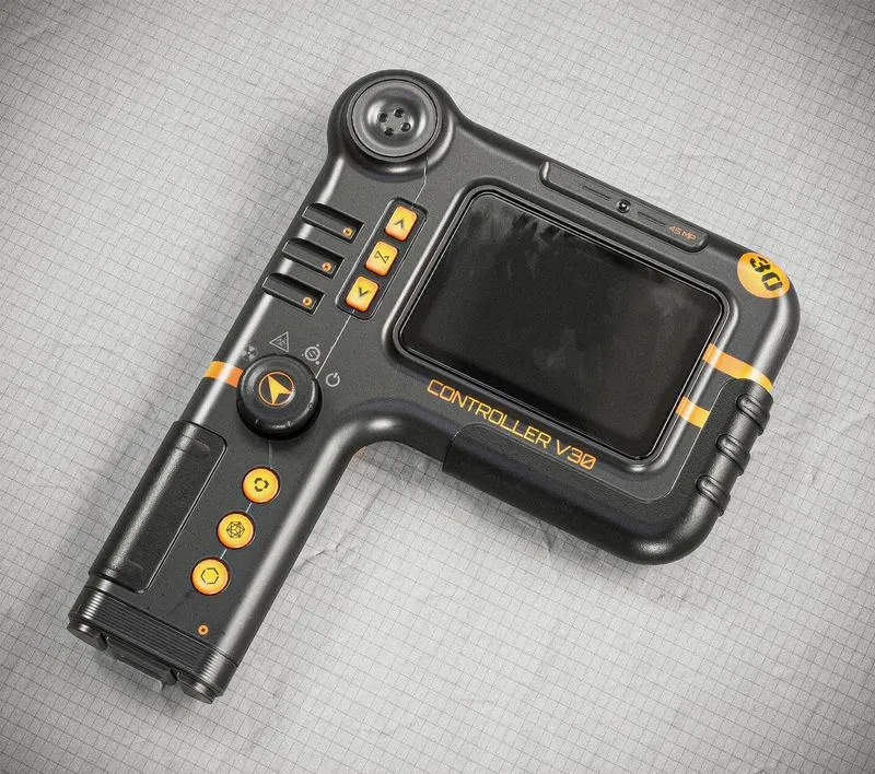 PBR Game 3D Models – Sci-fi Controller V30