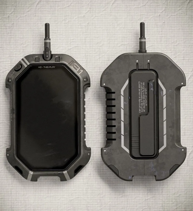 PBR Game 3D Models – Sci-fi Controller V31