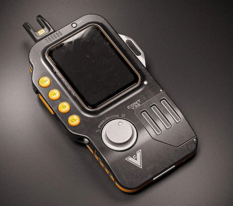 PBR Game 3D Models – Sci-fi Controller V32