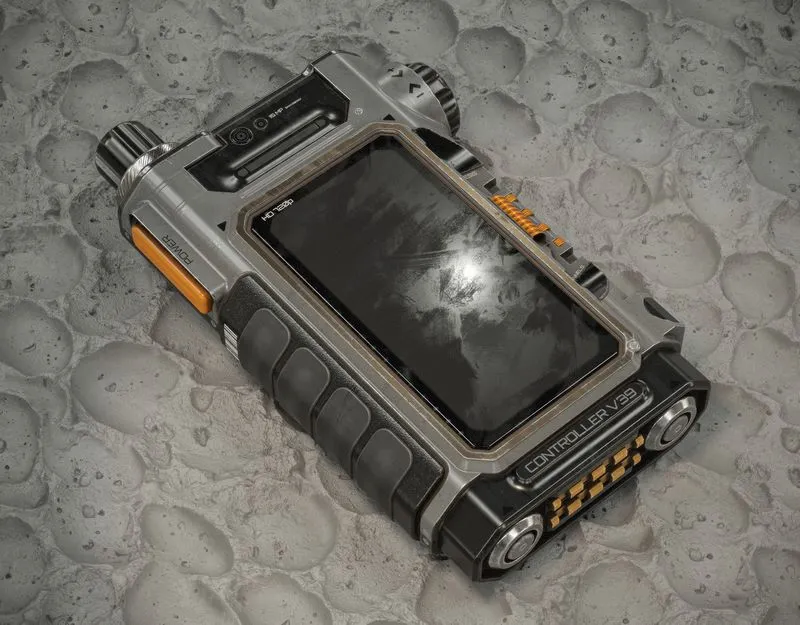 PBR Game 3D Models – Sci-fi Controller V39