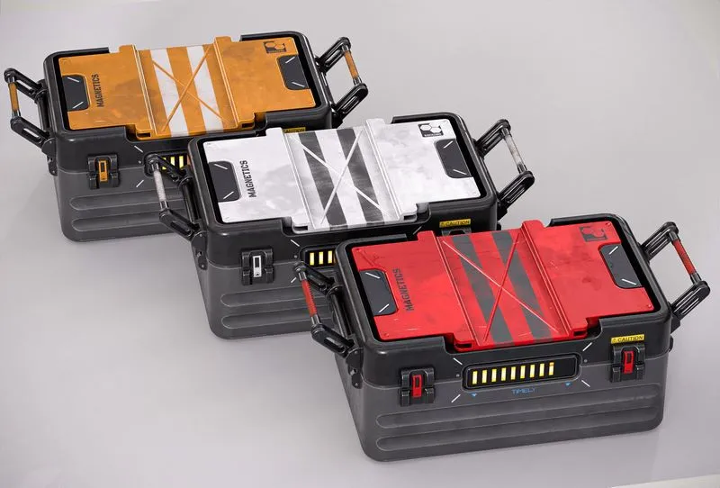 PBR Game 3D Models – Sci-fi Crate