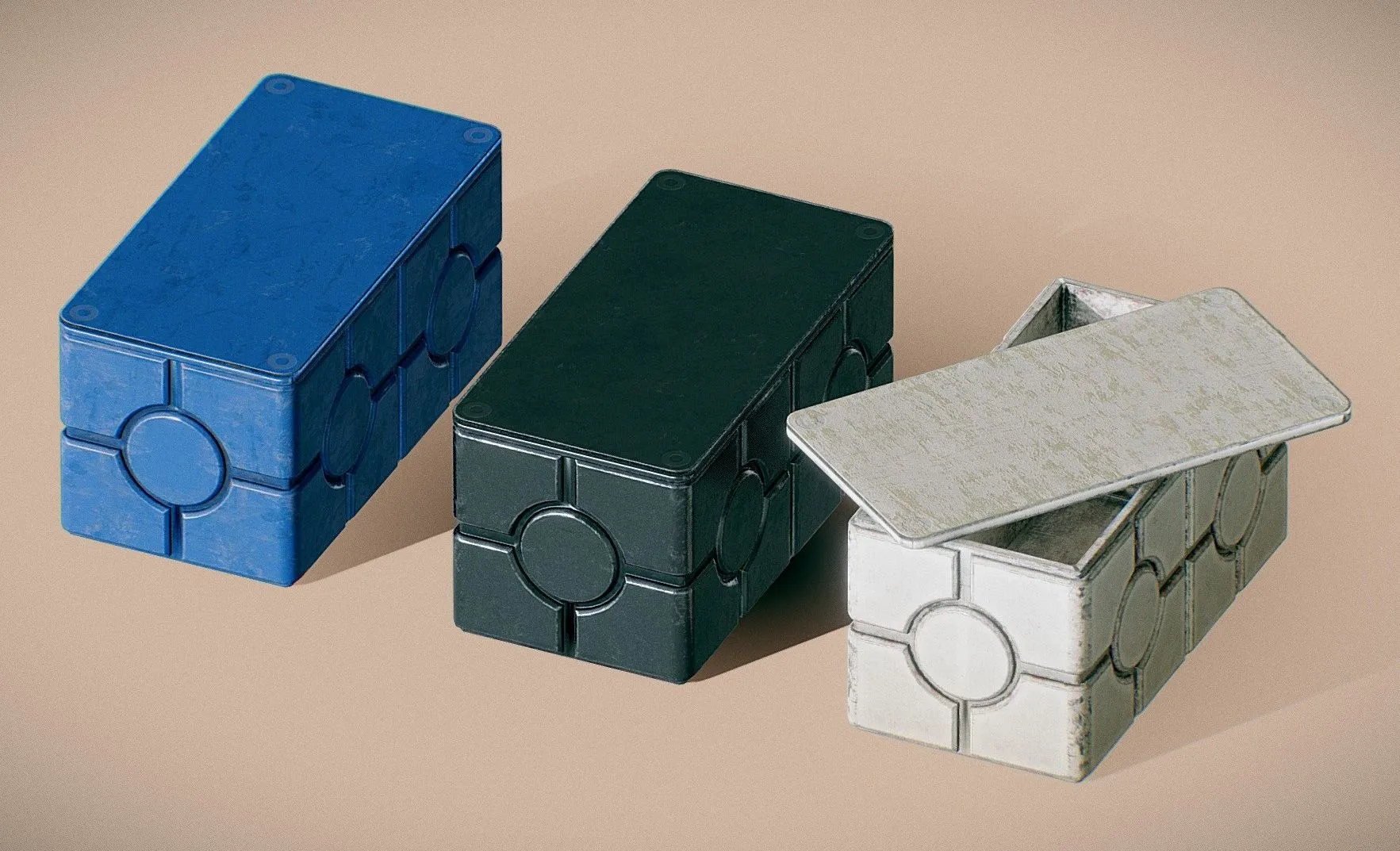 PBR Game 3D Models – Sci Fi Crates Star Wars Crates