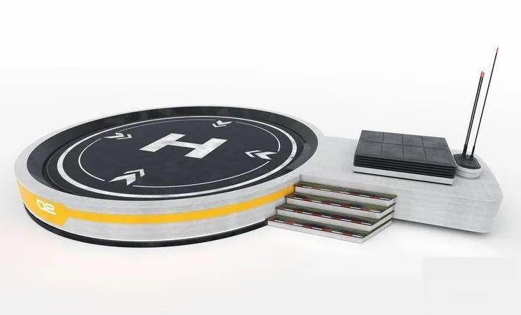 PBR Game 3D Models – Sci-Fi Landing Pad 02