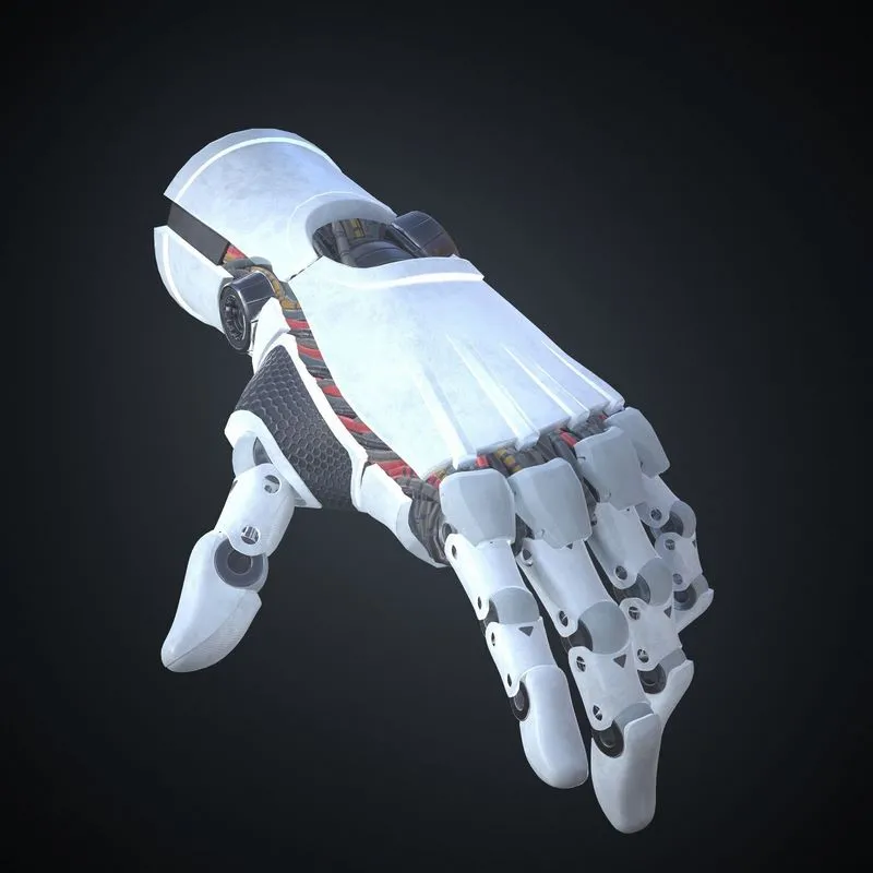 PBR Game 3D Models – Sci-fi robotic hand