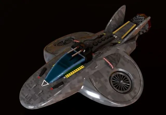 PBR Game 3D Models – Sci Fi Shooter Spaceship